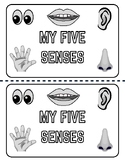 My Five Senses Booklet FREEBIE