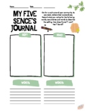 My Five Senses Journal