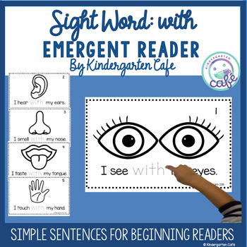My Five Senses - Sight Word Emergent Reader 