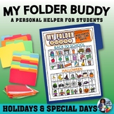 My Folder Buddy-A Personal Helper for Students {Holidays a