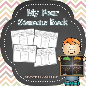 Preview of My Four Seasons Book- A Science FREEBIE!
