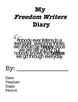 Preview of The Freedom Writers' Diary - Memoir Project