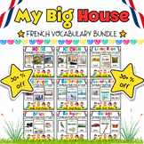 My French Big House Real Pics Vocabulary Flash Cards Bundl