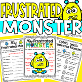 My Frustrated Monster, an identifying emotions activity.