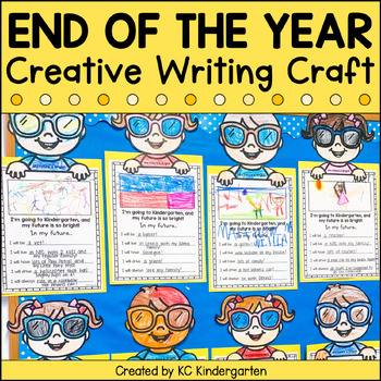 Preview of End of the Year Creative Writing | My Future is Bright Craftivity