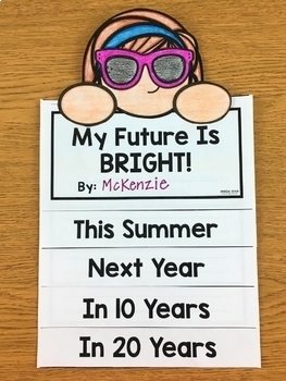 My Future is Bright - End of the Year Writing Activity by ...