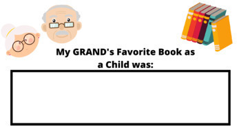 Preview of My GRAND's Favorite Book- Library Connection to Grand's Day