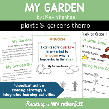 Preview of My Garden Book Study - Plants & Gardens Thematic Literature Unit