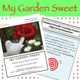 My Garden Sweet: Poetry for Fluency Practice and Response 