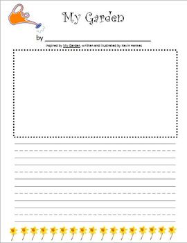 Preview of My Garden by Kevin Henkes Printable Activity