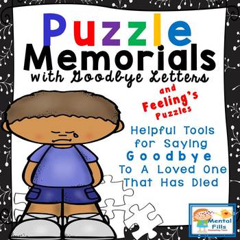 Preview of Puzzle Memorials and Goodbye Letters for Grief