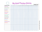 My Great Practice Choices Chart