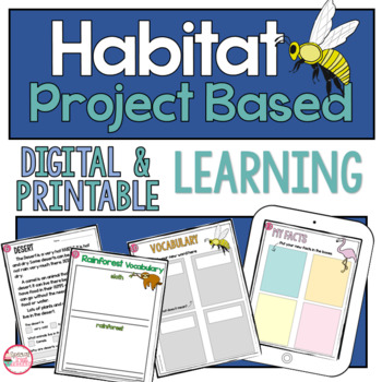 Preview of Project Based Learning Habitat Activities | Ecosystem Project