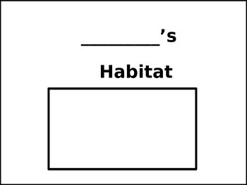 Preview of My Habitat Workbook