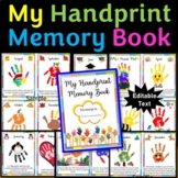 My Handprint Memory Book with Poems, Year-long Memory Book