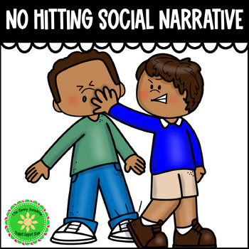 no hitting social narrativestory and activity tpt