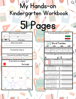 Preview of My Hands-On Kindergarten Workbook