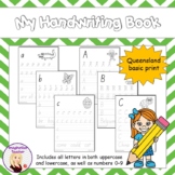 My Handwriting Book - Queensland (Australian) font BASIC PRINT