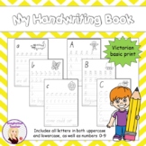 My Handwriting Book - Victorian (Australian) font BASIC PRINT