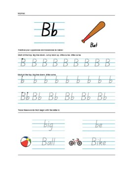 My Handwriting Workbook: I can trace letters and words! | TPT