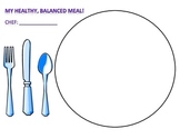 My Healthy Balanced Meal - plate template
