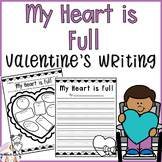 My Heart is Full | Valentine's Writing Prompt