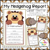 Hedgehog Craft Activity | Animal Research Reports | Forest