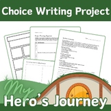 My Hero's Journey Writing Project with Choices for Differe