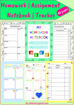 assignment notebook for students