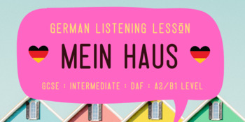Preview of My House German Intermediate Listening Audio File MP3