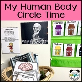 My Human Body Circle Time Lesson Plans and Activities Preschool