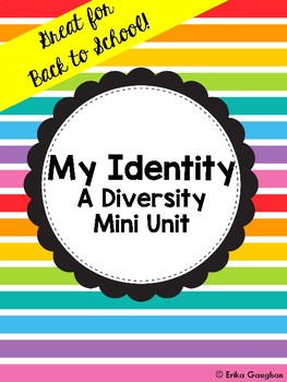 Preview of My Identity: A Mini Unit | Diversity | Back to School