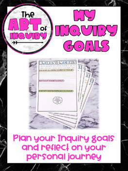 Preview of My Inquiry Goals | Plan your Inquiry Journey