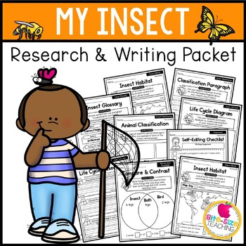 Preview of Insect Research & Informative Writing Packet