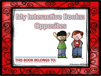 Preview of My Interactive Book: Opposites