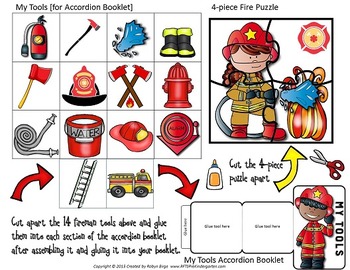 Interactive Peek Into Fire Safety Booklet by RFTS-Preschool-Kindergarten