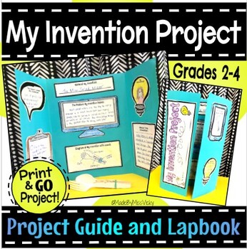 Preview of My Invention Lapbook Project for Grades 2-4 Invention Fair!