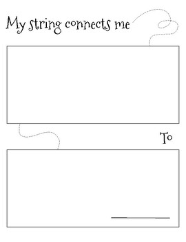 Invisible String Worksheet  Social emotional learning activities