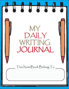 Preview of My Journal | Journals for Pre-School | Daily Journal Notebook