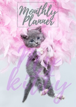 Preview of MY KITTY MONTHLY PLANNER