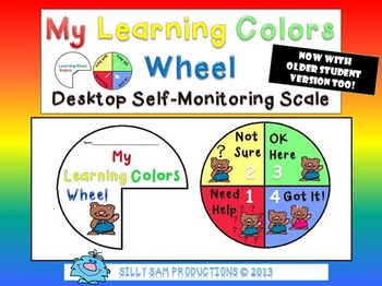 Preview of Self Monitoring Scale: Learning Colors Wheel DESKTOP