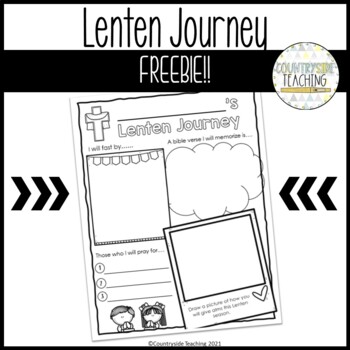 Preview of My Lenten Journey Freebie!! - Christian Lent Resource - Easter