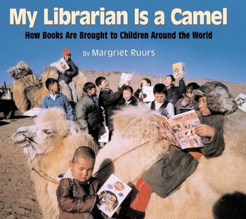 Preview of My Librarian is a Camel (library/tech lesson & cooperative group activity)