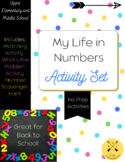 My Life In Numbers Activity Set