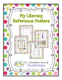 My Literacy Reference Posters; alphabet, colours, word wal