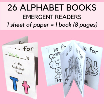 Preview of My Little Alphabet Books - Emergent Alphabet Readers