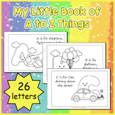 My Little Alphabet Letter Book - ABC Coloring Pages