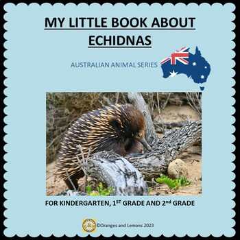 Preview of My Little Book About Echidnas - An Australian Native Animal