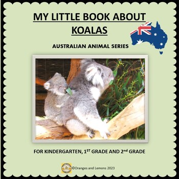 Preview of My Little Book About Koalas - An Australian Native Animal