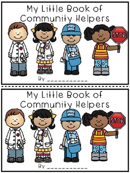My Little Book of Community Helpers {Easy Reader} | TpT